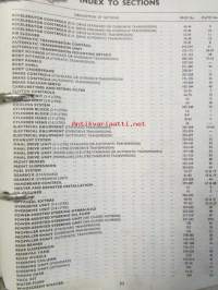 Jaguar &quot;S&quot; Type Spare Parts Catalogue  -varaosaluettelo, Katso tarkemmat mallit ja sisällysluettelo kuvista
