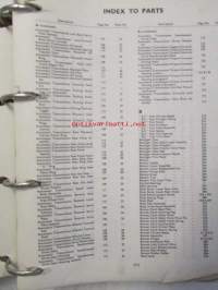Jaguar &quot;S&quot; Type Spare Parts Catalogue  -varaosaluettelo, Katso tarkemmat mallit ja sisällysluettelo kuvista