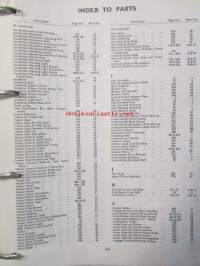 Jaguar &quot;S&quot; Type Spare Parts Catalogue  -varaosaluettelo, Katso tarkemmat mallit ja sisällysluettelo kuvista
