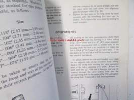 Jaquar Mark 2 Models 2.4, 3.4, 3.8 Litre, Service Manual - Korjaaamokäsikirja, Katso tarkemmat mallit ja sisällysluettelo kuvista