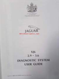 Jaquar XJ6 2.9-3.6 Diagnostic system user guide 2.0 - järjestelmän käyttöohjeet
