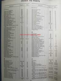 Jaguar 4.2 &#039;E&#039; Type 2+2, Spare Parts Catalogue  -varaosaluettelo, Katso tarkemmat mallit ja sisällysluettelo kuvista