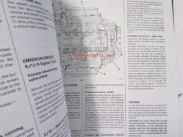 Jaquar Series III Service Manual 6-cyl and 12-cyl (AKM 9006), Katso tarkemmat mallit ja sisällysluettelo kuvista
