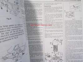Jaquar Series III Service Manual 6-cyl and 12-cyl (AKM 9006), Katso tarkemmat mallit ja sisällysluettelo kuvista