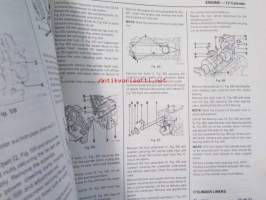 Jaquar Series III Service Manual 6-cyl and 12-cyl (AKM 9006), Katso tarkemmat mallit ja sisällysluettelo kuvista
