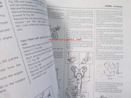Jaquar Series III Service Manual 6-cyl and 12-cyl (AKM 9006), Katso tarkemmat mallit ja sisällysluettelo kuvista