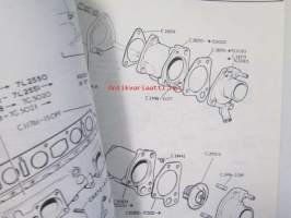 Jaquar XJ6 Illustrated Parts Catalogue for 2.8 and 4.2 litre models - Kuvitettu varaosaluettelo, Katso tarkemmat mallit ja sisällysluettelo kuvista