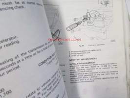 Jaquar XJ6 2.8 and 4.2 Service Manual, Katso tarkemmat mallit ja sisällysluettelo kuvista