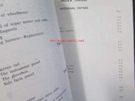 Jaquar 4.2 Mark 10 model, Service Manual - Korjaaamokäsikirja, Katso tarkemmat mallit ja sisällysluettelo kuvista