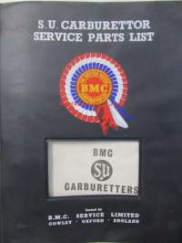 BMC Carburettes (AKD 5036) Vehicles from january 1954 onwards - varaosaluettelo, Katso tarkemmat mallit ja sisällysluettelo kuvista