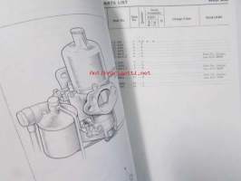 BMC Carburettes (AKD 5036) Vehicles from january 1954 onwards - varaosaluettelo, Katso tarkemmat mallit ja sisällysluettelo kuvista