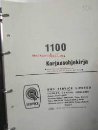 BMC 1100 ja Kestrel Korjausohjekirja (AKD 4055A), Katso tarkemmat mallit ja sisällysluettelo kuvista