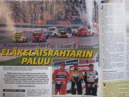 Vauhdin maailma 2001 nr 11 -mm. Äänimittauksen raustoja, Ralli-MM San Remo ja Korsika, Ralli-SM naiset ja nuoret Nokia, Historic Rally Trophy Nokia, F1-MM Japani,