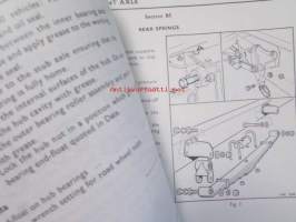 British Leyland TR 650, 750, 850, 950 Workshop Manual (AKD 7607) - korjauskäsikirja