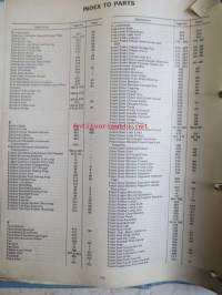 Jaguar 3.4 and 3.8 Litre Mark 2 and &#039;340&#039;, Spare Parts Catalogue  -varaosaluettelo, Katso tarkemmat mallit ja sisällysluettelo kuvista