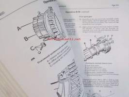 British Leyland Rover 2000 and 2200 Repair Operations Manual Publication Part number AKM 3625 - Korjauskäsikirja, Katso tarkemmat mallit ja sisällysluettelo kuvista