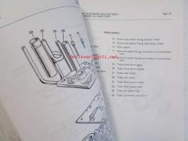 British Leyland Rover Three Thousand Five and Rover 3500S Workshop Manual Part no. 606495 - Korjauskäsikirja, Katso tarkemmat mallit ja sisällysluettelo kuvista