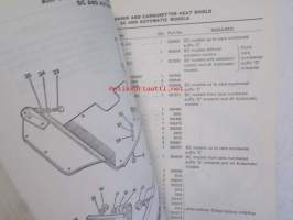 British Leyland Rover 2000 Parts Catalogue SC Automatic and TC - Varaosakirja, Katso tarkemmat mallit ja sisällysluettelo kuvista