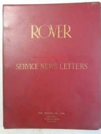 British Leyland Rover Car Service letters volume 2 1968-1972 - Huoltokirjeet, Katso tarkemmat mallit ja sisällysluettelo kuvista