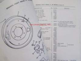 Land-Rover Parts Catalogue, Series II &amp; II A Bonneted Control, Part no. 605957 - Varaosakirja, Katso tarkemmat mallit ja sisällysluettelo kuvista