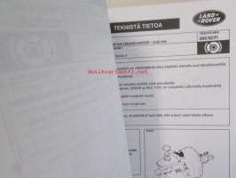 British Leyland Land-Rover Service Bullet Tecnical information 1992-95 - Korjaamokirjeet, Katso tarkemmat mallit ja sisällysluettelo kuvista