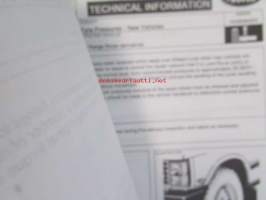British Leyland Land-Rover Service Bullet Tecnical information 1992-95 - Korjaamokirjeet, Katso tarkemmat mallit ja sisällysluettelo kuvista