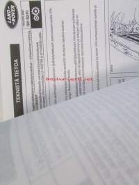 British Leyland Land-Rover Service Bullet Tecnical information 1992-95 - Korjaamokirjeet, Katso tarkemmat mallit ja sisällysluettelo kuvista