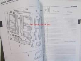 BMC Body Service Parts List Parts Catalogue The Austin 6-CWT. and 8-CWT, Civilian Van, Pick-up, Chassis and Cab the Morris Quarter-ton, 6-CWT. and 8-CWT. Civilian