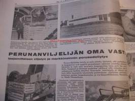 Koneviesti 1964 / 19 -sis mm. Volvo täydentää mallivalikoimaansa, korsirehujen varastointiratkaisu, New Yorkin Maailmannäyttely, Perunaviljelijän omavastuu,