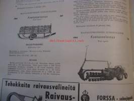 Koneviesti 1964 / 19 -sis mm. Volvo täydentää mallivalikoimaansa, korsirehujen varastointiratkaisu, New Yorkin Maailmannäyttely, Perunaviljelijän omavastuu,