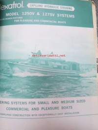 Teleflex Canada Capilano hydraulic steering (Distributor manual) -veneiden / alusten hydraulisten ohjausjärjestelmien esittelykansio (tarkoitettu jälleenmyyjien