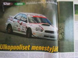 Vauhdin Maailma 2005 nr. 7 -mm. MM-rallien tulevaisuus, Mitsubishi ja Neste Ralli, Ralli-MM Turkki, Kreikka ja Valkeakoski, Guy Colsoul Rallysport, Ralli-SM Nuoret