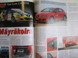 Vauhdin Maailma 2005 nr. 7 -mm. MM-rallien tulevaisuus, Mitsubishi ja Neste Ralli, Ralli-MM Turkki, Kreikka ja Valkeakoski, Guy Colsoul Rallysport, Ralli-SM Nuoret