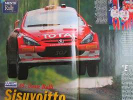 Vauhdin Maailma 2005 nr. 9 -mm. Ralli-MM Nesto Ralli, Neste Ralli numeroina, F-ryhmän Vetomies Jyväskylä, Ralli-SM Kouvola, Formula 1 Ranska, Britannia, Saksa &amp;