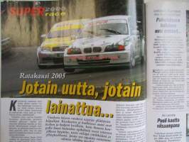 Vauhdin Maailma 2005 nr 5 -mm. Ralli-MM Uusi-Seelanti, Portugalin talli, Rallicrossin SM-sarja, DTM Saksa, Formula 1 Bahrain &amp; San Marino, GP2 San Marino, WTCC