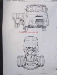 BMC Heavy Commercial vehicles types FH100, FH K140, FH K160, Chassis service parts list, Covering the range of 5-, 7-, and 8-ton Commercial Vehicles with underfloor