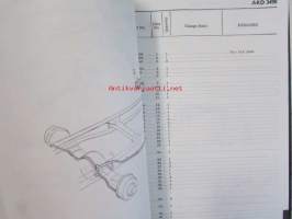 BMC Heavy Commercial vehicles types FH100, FH K140, FH K160, Chassis service parts list, Covering the range of 5-, 7-, and 8-ton Commercial Vehicles with underfloor