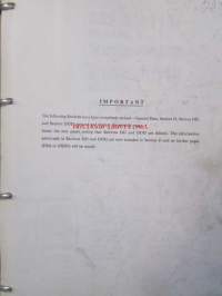 BMC A99 &amp; A110 Westminster, 6/99 &amp; 6/110 Princess 3-litre Mks. I &amp; II, Workshop Manual -Korjauskäsikirja, Katso tarkemmat mallit ja sisällysluettelo kuvista