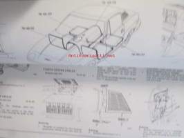 Leyland Triumph TR 7, Repair Operation Manual (Part No RTC 9201) -Korjauskäsikirja, Katso tarkemmat mallit ja sisällysluettelo kuvista