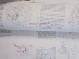 Leyland Triumph TR 7, Repair Operation Manual (Part No RTC 9201) -Korjauskäsikirja, Katso tarkemmat mallit ja sisällysluettelo kuvista