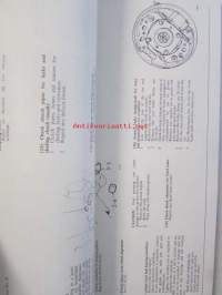 Leyland Triumph TR 7, Repair Operation Manual (Part No RTC 9201) -Korjauskäsikirja, Katso tarkemmat mallit ja sisällysluettelo kuvista