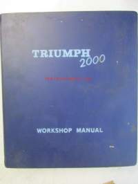 Leyland Triumph 2000 and 2.5 PI, Workshop Manual  (Part No 512860) -Korjauskäsikirja, Katso tarkemmat mallit ja sisällysluettelo kuvista