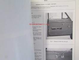 Leyland Triumph 2000 and 2.5 PI, Workshop Manual  (Part No 512860) -Korjauskäsikirja, Katso tarkemmat mallit ja sisällysluettelo kuvista