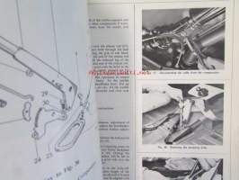 Leyland Triumph 2000 and 2.5 PI, Workshop Manual  (Part No 512860) -Korjauskäsikirja, Katso tarkemmat mallit ja sisällysluettelo kuvista