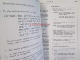 Leyland Triumph 2000 and 2.5 PI, Workshop Manual  (Part No 512860) -Korjauskäsikirja, Katso tarkemmat mallit ja sisällysluettelo kuvista