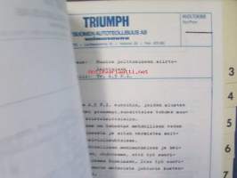 British Leyland Triumph Huoltokirjeet, Katso tarkemmin kuvista