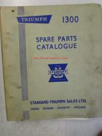British Leyland Triumph 1300 Saloon, Spare Parts Catalogue 2. edition (part No. 515192), Katso tarkemmat mallit ja sisällysluettelo kuvista