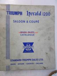 British Leyland Replacement pages for Triumph 1200 Saloon &amp; Coupe, Spare Parts Catalogue (part No. 510597), Varaosaluettelo ja lisäsivut, Katso tarkemmat mallit ja