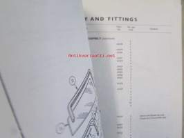 British Leyland Replacement pages for Triumph 1200 Saloon &amp; Coupe, Spare Parts Catalogue (part No. 510597), Varaosaluettelo ja lisäsivut, Katso tarkemmat mallit ja