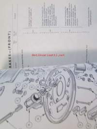 British Leyland Replacement pages for Triumph 1200 Saloon &amp; Coupe, Spare Parts Catalogue (part No. 510597), Varaosaluettelo ja lisäsivut, Katso tarkemmat mallit ja